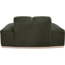 Meridian Jace Green Velvet Chair IMAGE 5