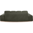 Meridian Jace Green Velvet Loveseat IMAGE 5