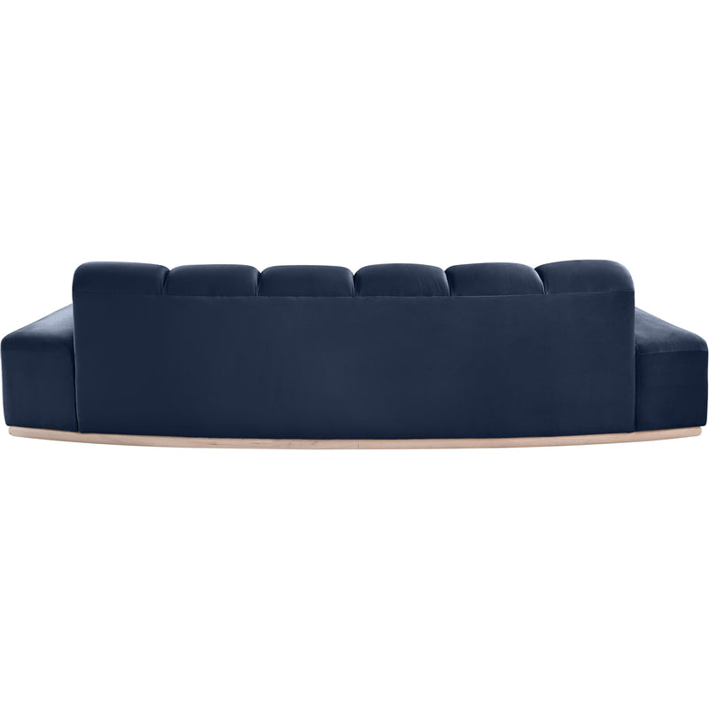 Meridian Jace Navy Velvet Sofa IMAGE 5
