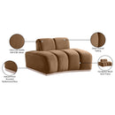 Meridian Jace Saddle Velvet Chair IMAGE 8