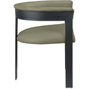Meridian Romeo Olive Green Vegan Leather Dining Chair IMAGE 6