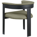 Meridian Romeo Olive Green Vegan Leather Dining Chair IMAGE 7