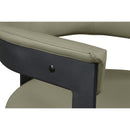 Meridian Romeo Olive Green Vegan Leather Dining Chair IMAGE 8