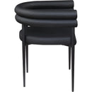 Meridian Lavina Black Vegan Leather Dining Chair IMAGE 4
