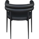 Meridian Lavina Black Vegan Leather Dining Chair IMAGE 5