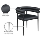 Meridian Lavina Black Vegan Leather Dining Chair IMAGE 9