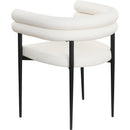 Meridian Lavina Cream Vegan Leather Dining Chair IMAGE 6