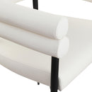 Meridian Lavina Cream Vegan Leather Dining Chair IMAGE 7