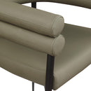 Meridian Lavina Olive Vegan Leather Dining Chair IMAGE 7