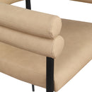 Meridian Lavina Tan Vegan Leather Dining Chair IMAGE 7