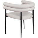 Meridian Lavina Taupe Vegan Leather Dining Chair IMAGE 6