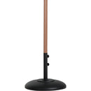 Meridian Fiji Beige Fabric / Matte Black Aluminum Patio Umbrella with Base Sets IMAGE 4