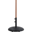 Meridian Fiji Beige Fabric / Matte Black Aluminum Patio Umbrella with Base Sets IMAGE 5