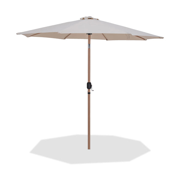 Meridian Fiji Beige Fabric Patio Umbrellas IMAGE 1