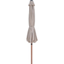 Meridian Fiji Beige Fabric Patio Umbrellas IMAGE 3