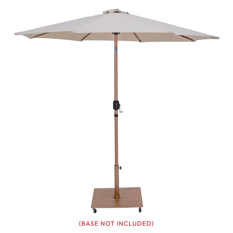 Meridian Fiji Beige Fabric Patio Umbrellas IMAGE 9