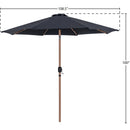Meridian Fiji Black Fabric Patio Umbrellas IMAGE 10