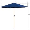Meridian Fiji Navy Fabric Patio Umbrellas IMAGE 10