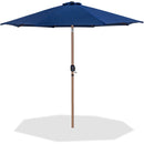 Meridian Fiji Navy Fabric Patio Umbrellas IMAGE 1