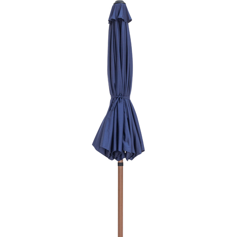 Meridian Fiji Navy Fabric Patio Umbrellas IMAGE 3