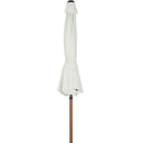 Meridian Fiji White Fabric Patio Umbrellas IMAGE 3