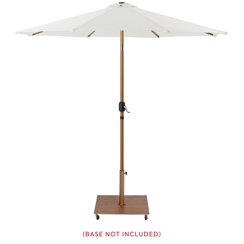 Meridian Fiji White Fabric Patio Umbrellas IMAGE 9