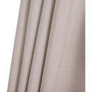 Meridian Fiji Beige Fabric / Matte Black Aluminum Patio Umbrella with Base Sets IMAGE 15