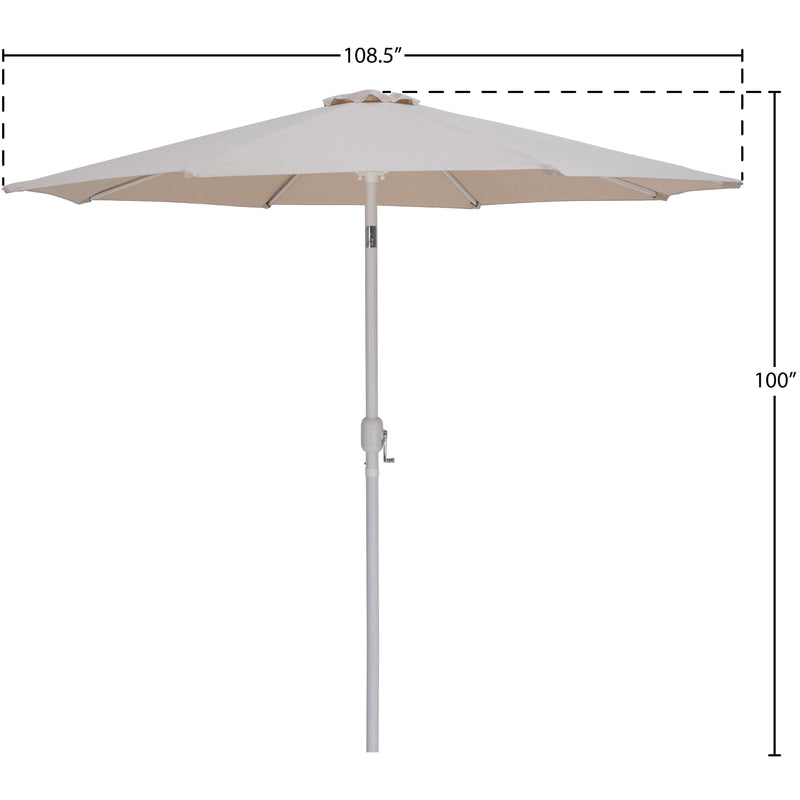 Meridian Fiji Beige Fabric Patio Umbrellas IMAGE 10