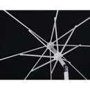 Meridian Fiji Black Fabric / Matte Black Aluminum Patio Umbrella with Base Sets IMAGE 17