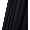 Meridian Fiji Black Fabric / Matte White Aluminum Patio Umbrella with Base Sets IMAGE 15