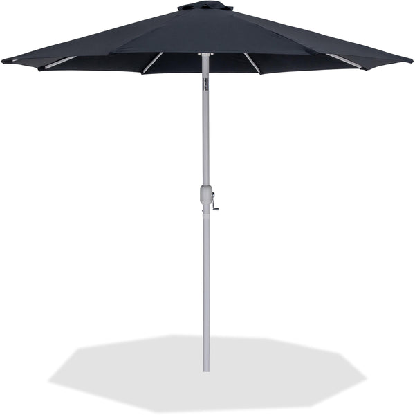 Meridian Fiji Black Fabric Patio Umbrellas IMAGE 1