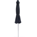 Meridian Fiji Black Fabric Patio Umbrellas IMAGE 3