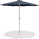 Meridian Fiji Grey Fabric Patio Umbrellas IMAGE 1