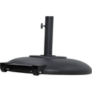 Meridian Fiji Navy Fabric / Matte Black Aluminum Patio Umbrella with Base Sets IMAGE 7