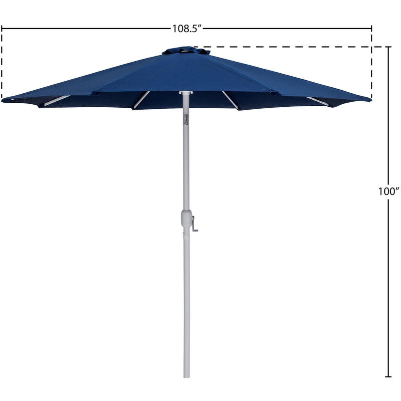 Meridian Fiji Navy Fabric Patio Umbrellas IMAGE 10