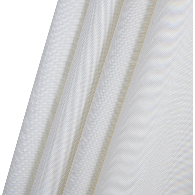 Meridian Fiji White Fabric / Matte White Aluminum Patio Umbrella with Base Sets IMAGE 18