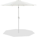 Meridian Fiji White Fabric Patio Umbrellas IMAGE 1