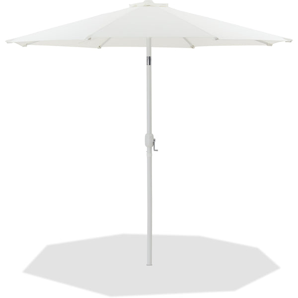 Meridian Fiji White Fabric Patio Umbrellas IMAGE 1