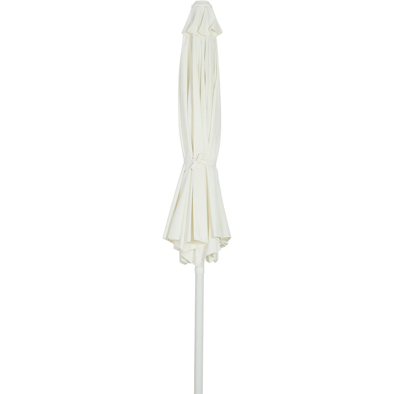 Meridian Fiji White Fabric Patio Umbrellas IMAGE 3