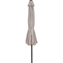 Meridian Fiji Beige Fabric Patio Umbrellas IMAGE 3