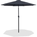 Meridian Fiji Black Fabric Patio Umbrellas IMAGE 1