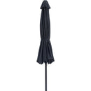 Meridian Fiji Black Fabric Patio Umbrellas IMAGE 3