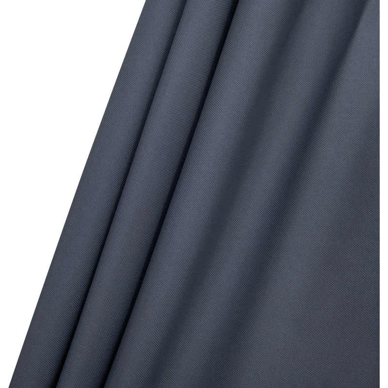Meridian Fiji Grey Fabric / Teak Aluminum Patio Umbrella with Base Sets IMAGE 15