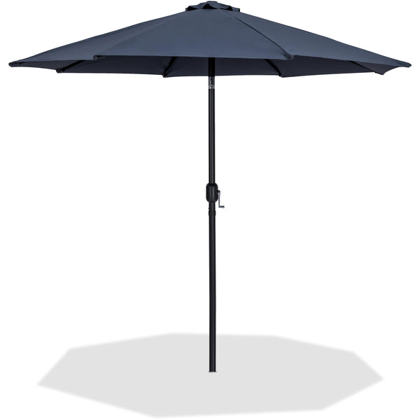 Meridian Fiji Grey Fabric Patio Umbrellas IMAGE 1