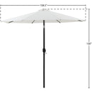 Meridian Fiji White Fabric Patio Umbrellas IMAGE 10