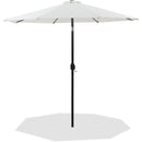 Meridian Fiji White Fabric Patio Umbrellas IMAGE 1