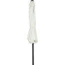 Meridian Fiji White Fabric Patio Umbrellas IMAGE 3