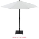 Meridian Fiji White Fabric Patio Umbrellas IMAGE 9