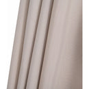 Meridian Amalfi Beige Fabric With Cream Piping / Matte Black Aluminum Patio Umbrella with Base Sets IMAGE 15