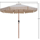 Meridian Amalfi Beige With Cream Piping Fabric Patio Umbrellas IMAGE 10